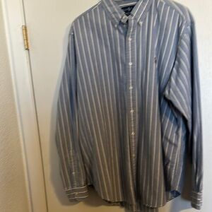 Ralph Lauren classic fit stripe shirt size XL EUC
